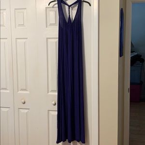 Royal purple maxi dress